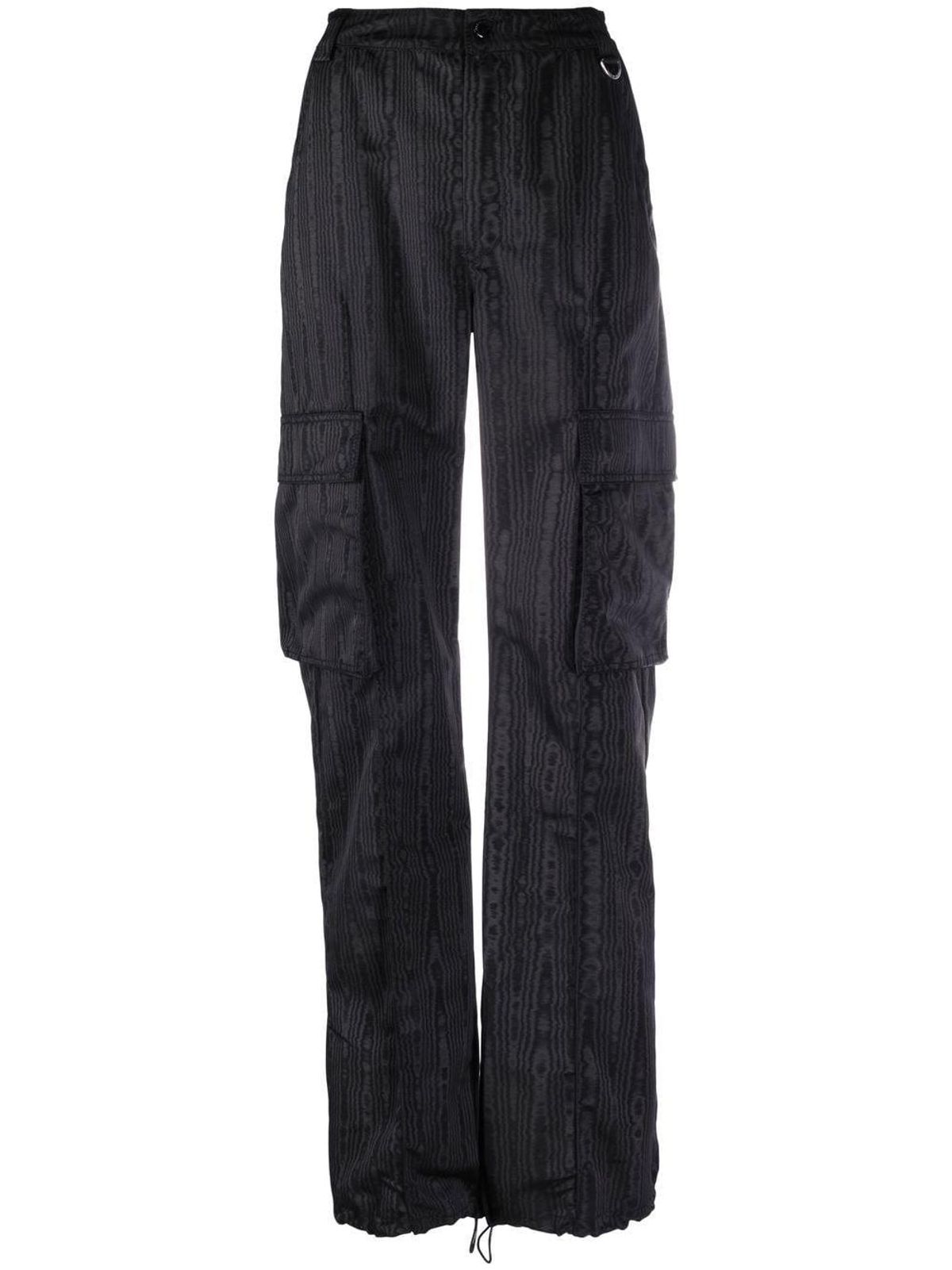 Moire Cargo Trousers
