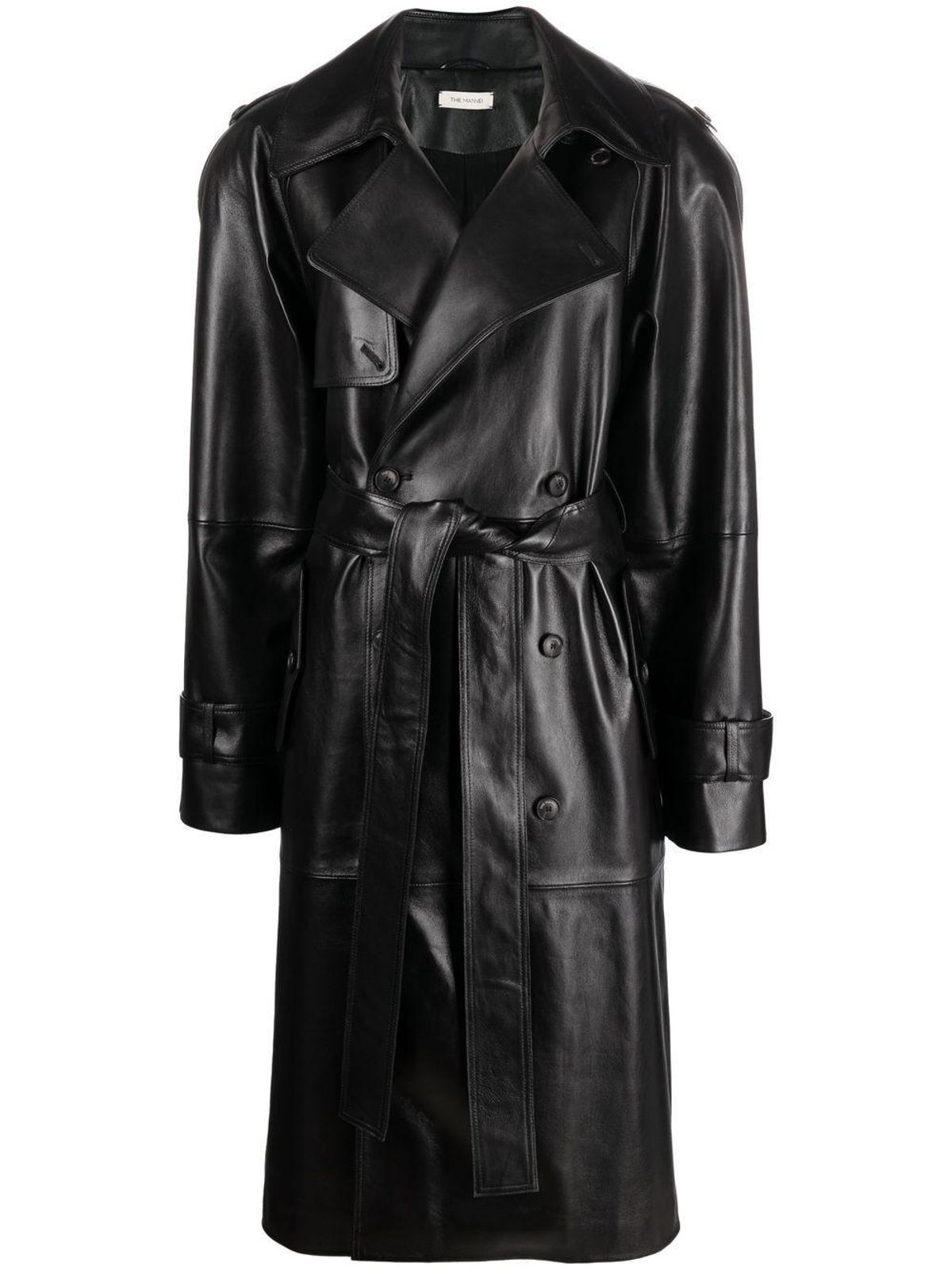 Soria Tailored Leather Coat