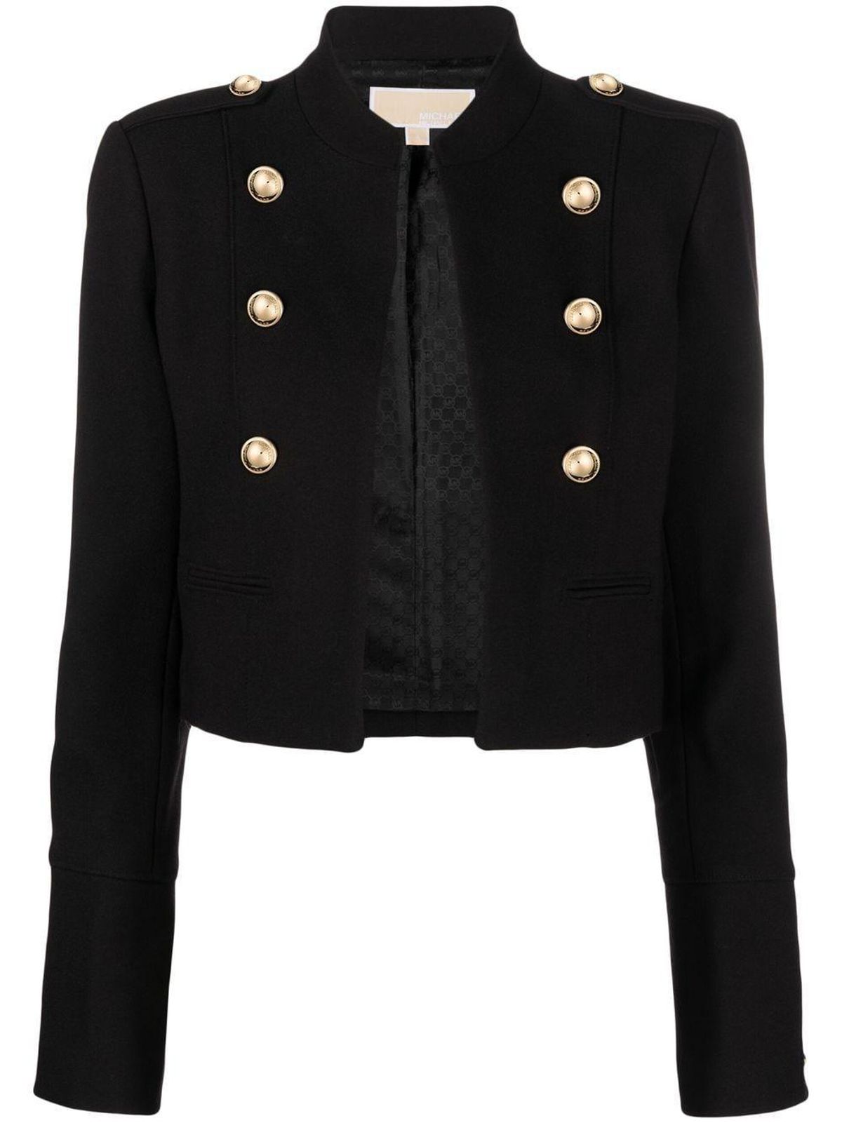 Buttoned Military Jacket