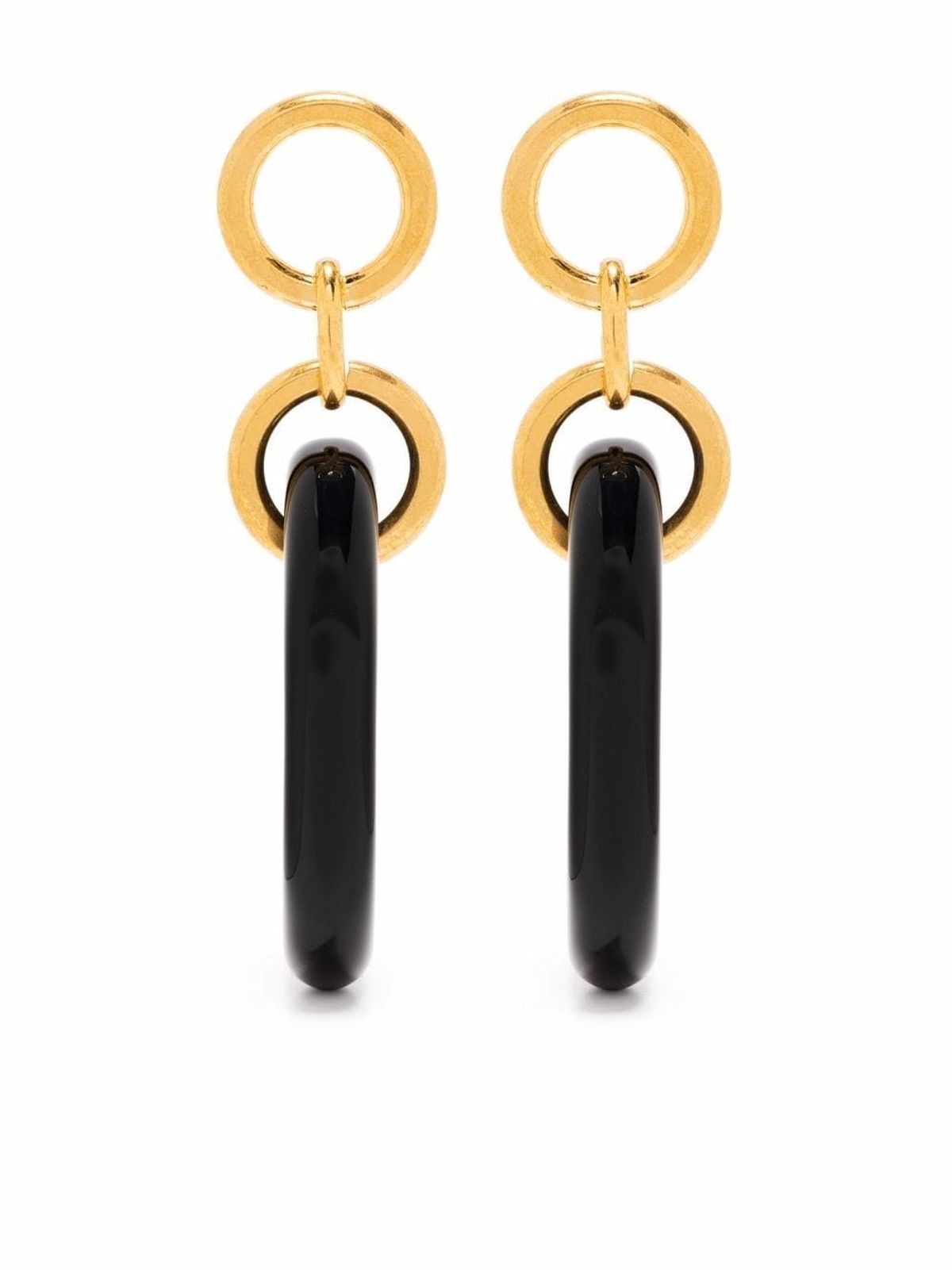 Chunky Hoop-drop Earrings