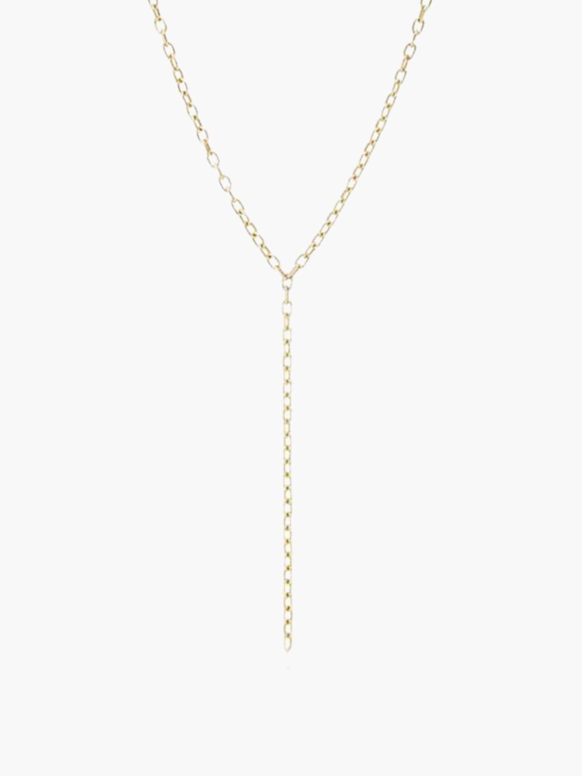 Elongated Chain Link Lariat