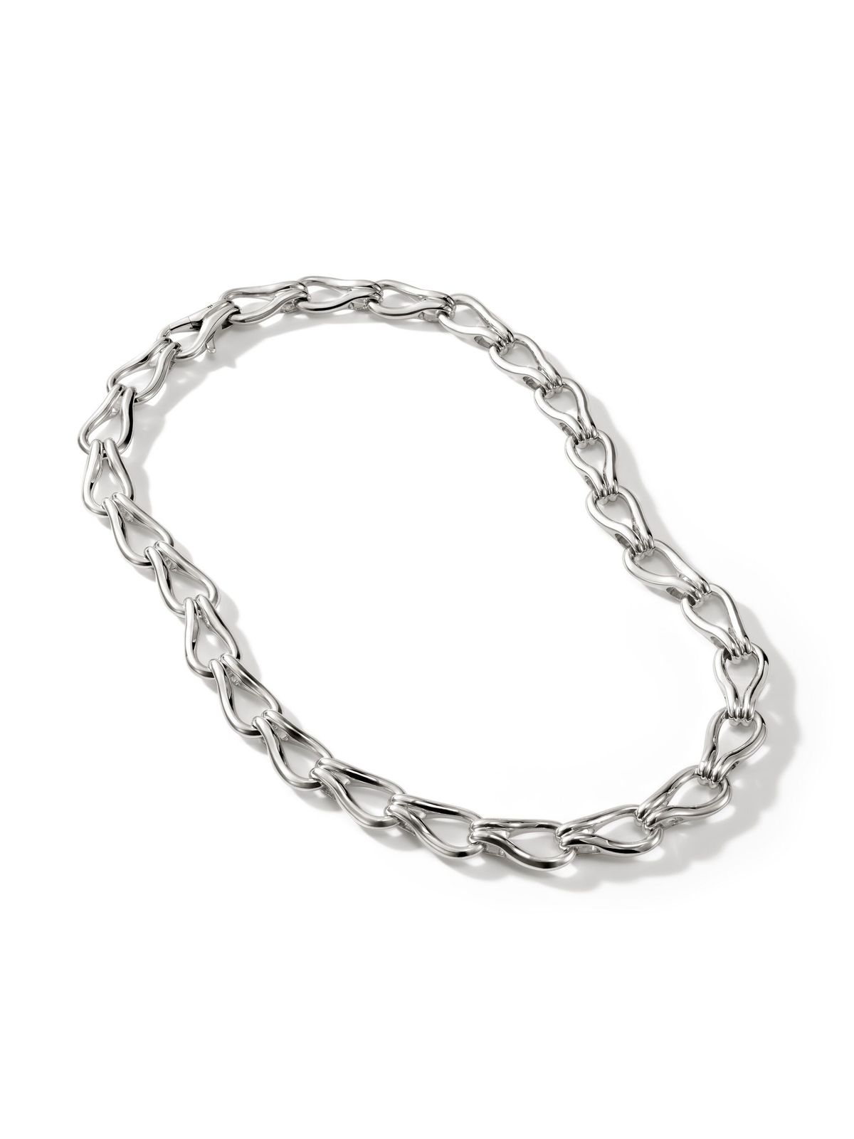 Surf Link Sterling-silver Necklace
