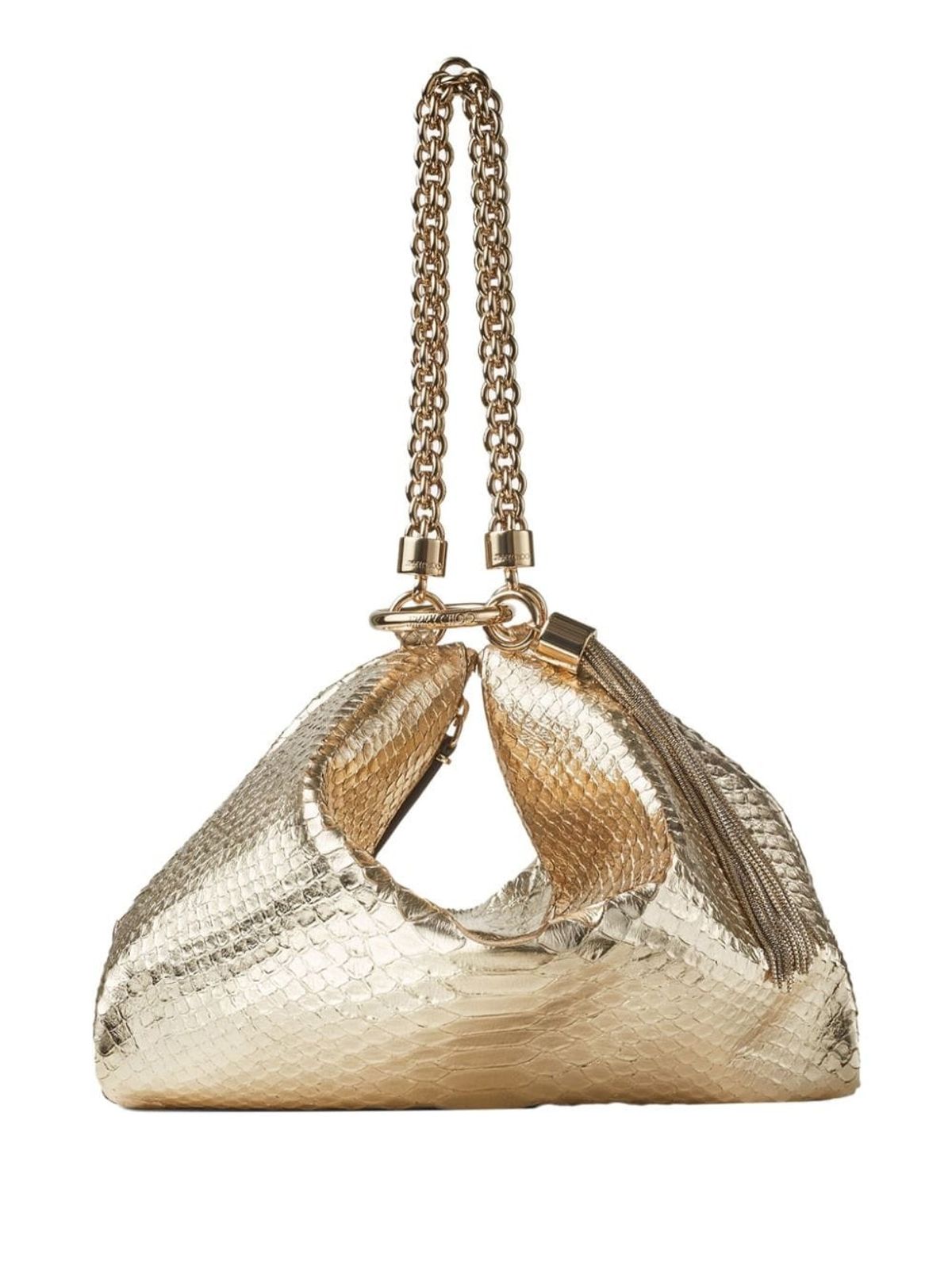 Callie Snakeskin-effect Clutch Bag