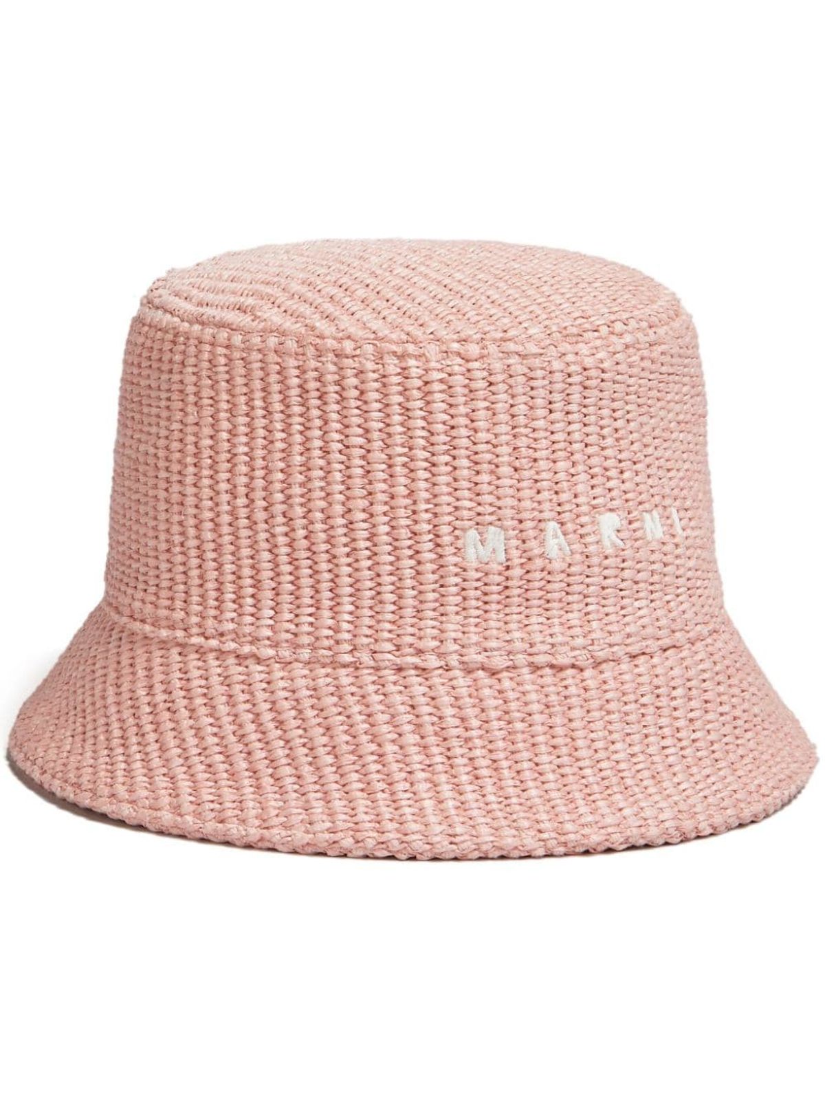 Logo-Embroidered Woven Bucket Hat