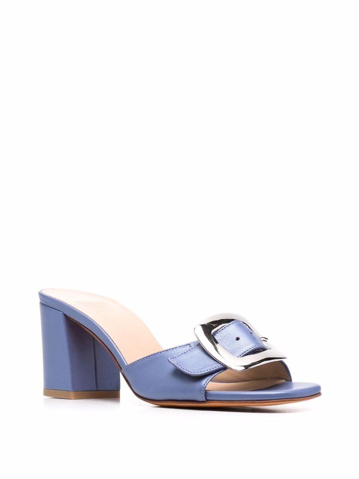 Amina Buckle Leather Sandals
