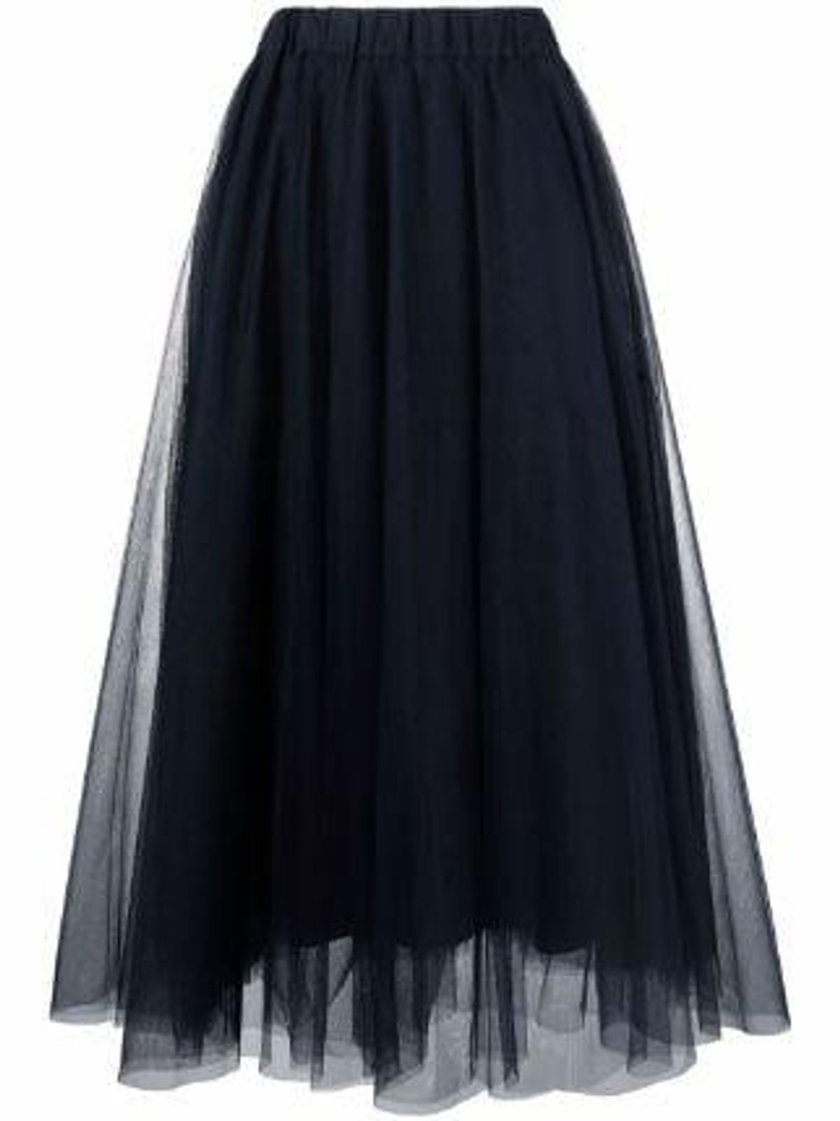 Nullex pleated tulle skirt
