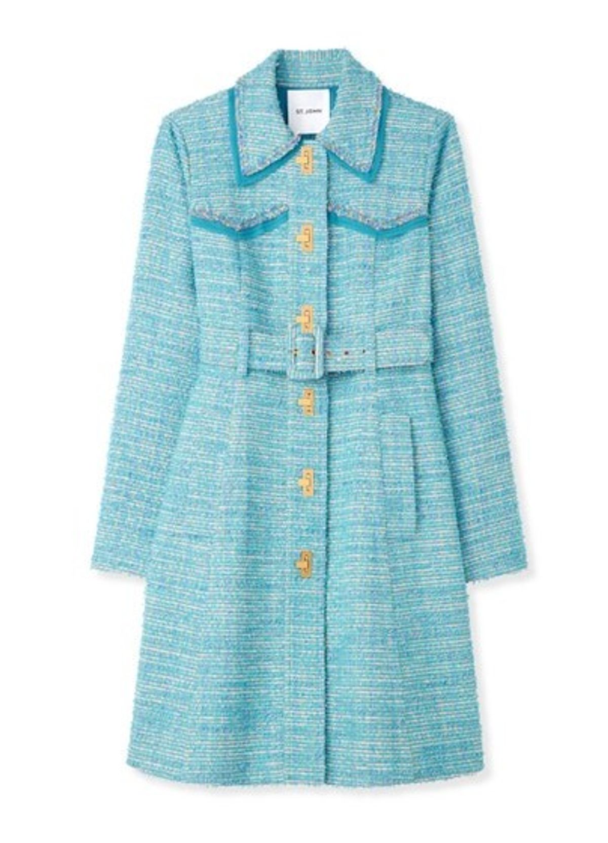 Light Textured Eyelash Tweed Jacket