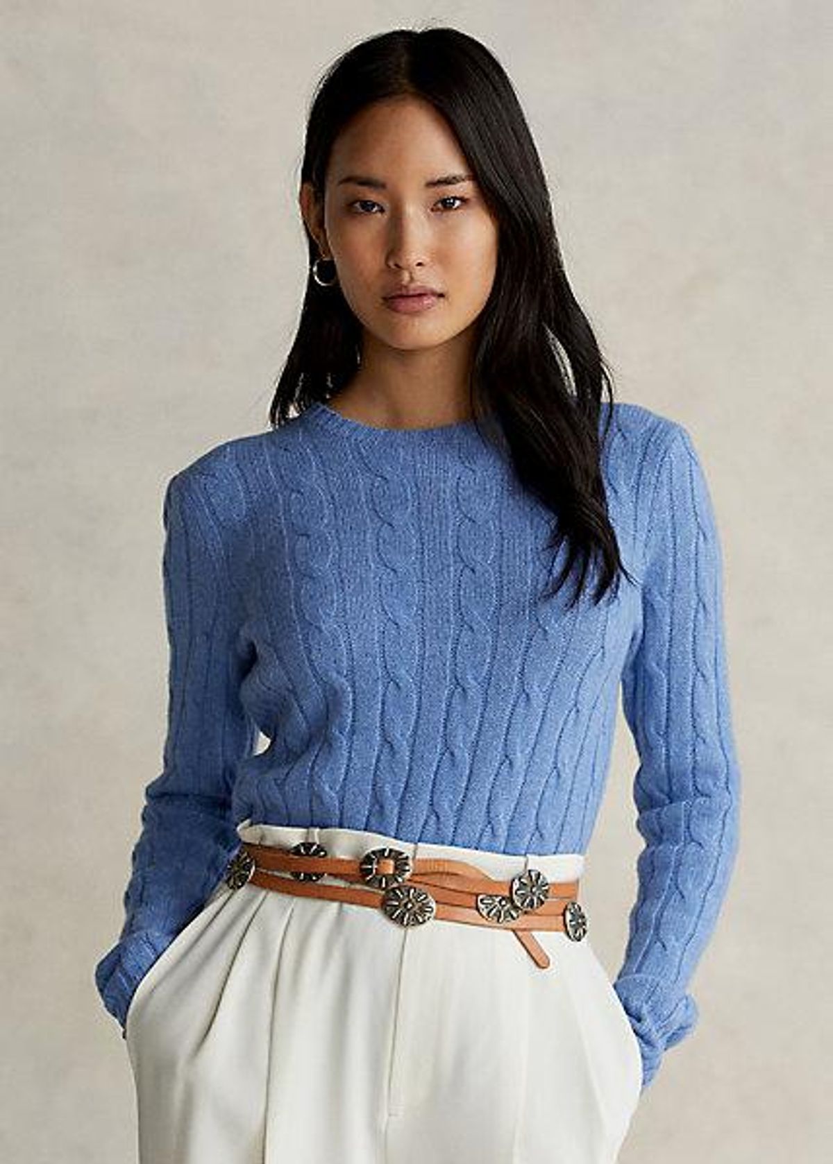 Cable-Knit Cashmere Sweater