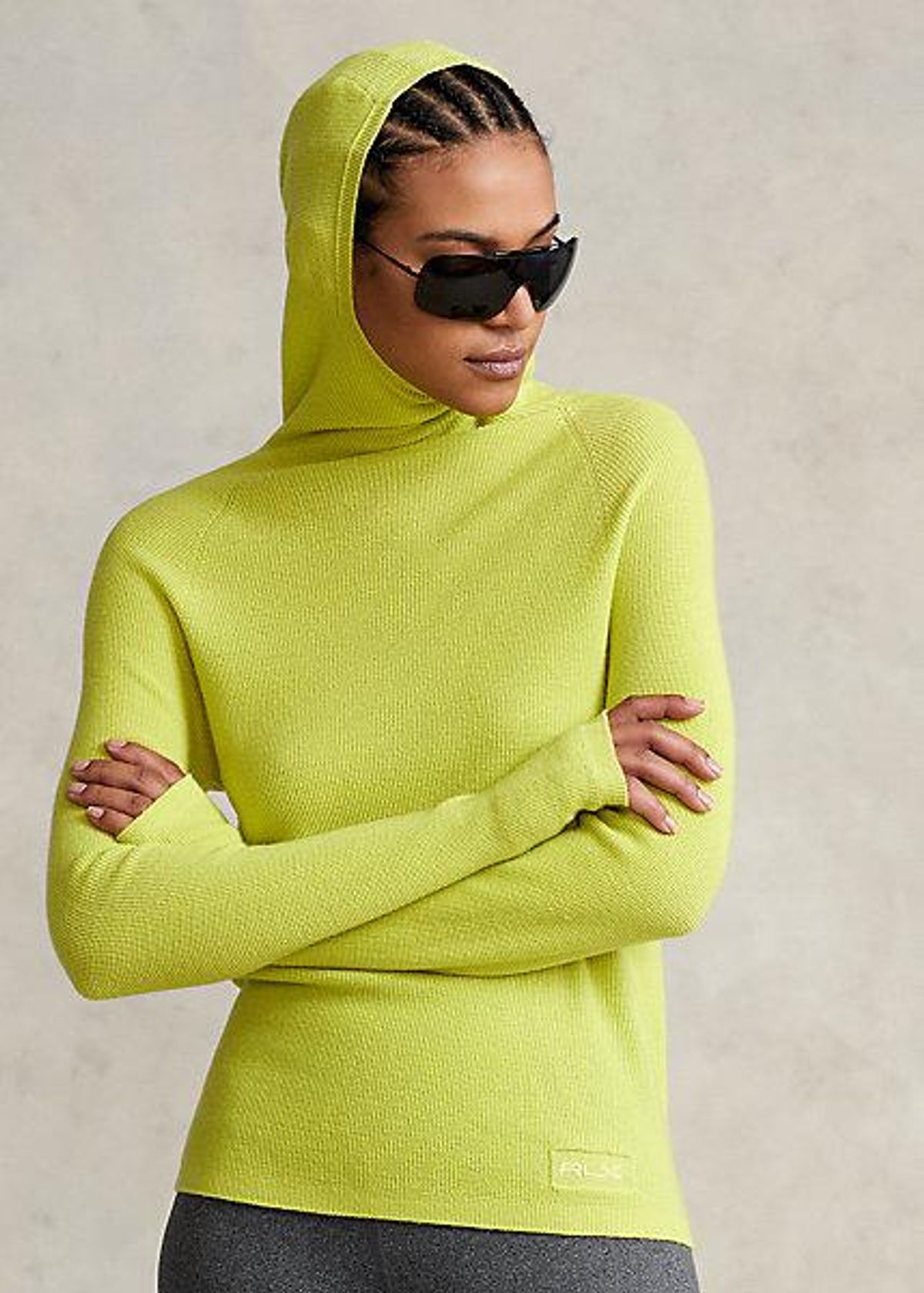 Merino Wool Hooded Snood Sweater