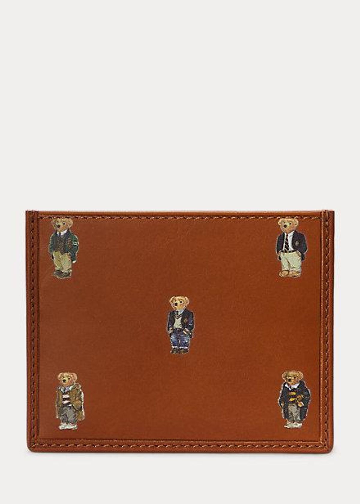 Polo Bear Leather Card Case
