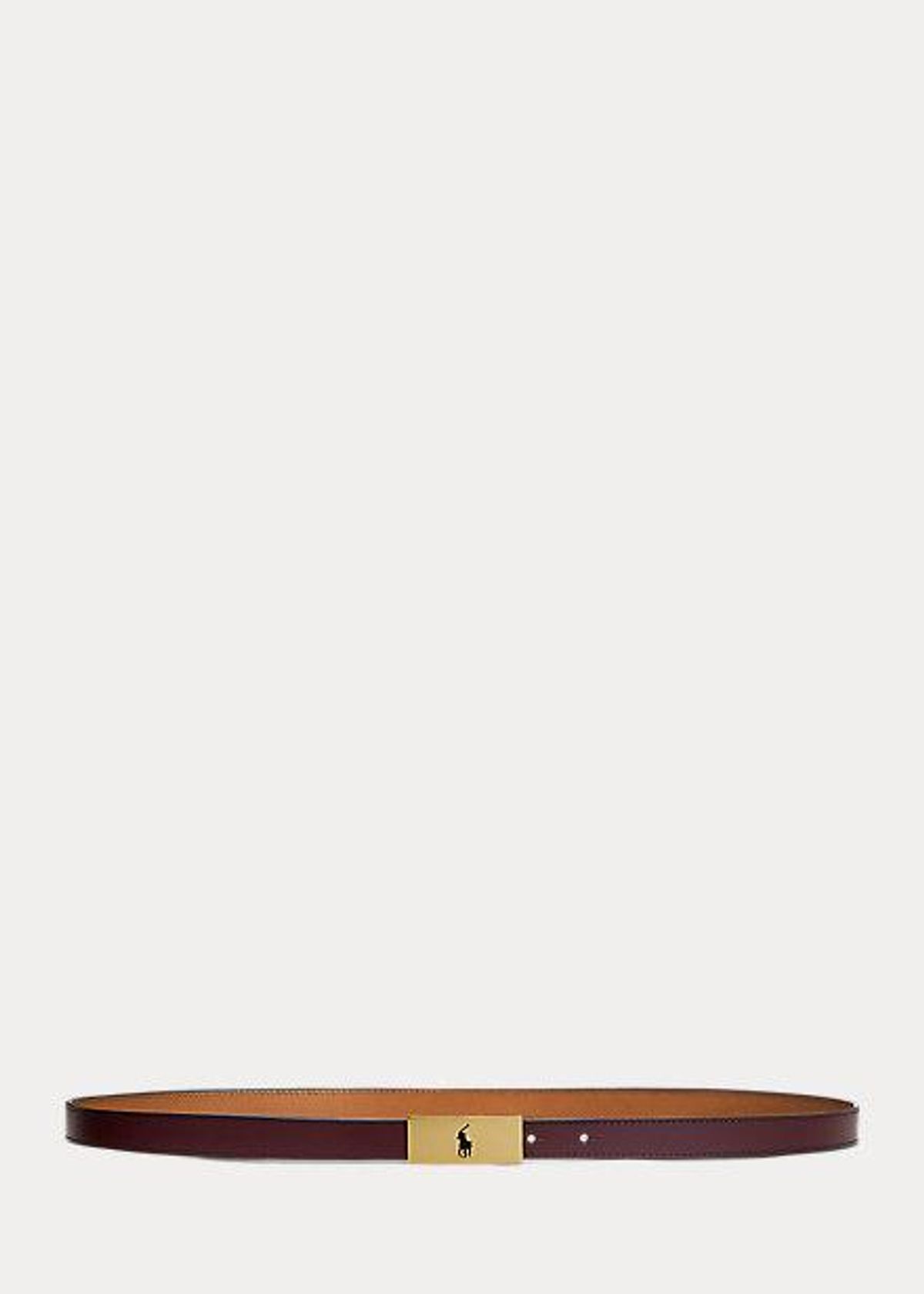Reversible Pony Cutout Leather Belt