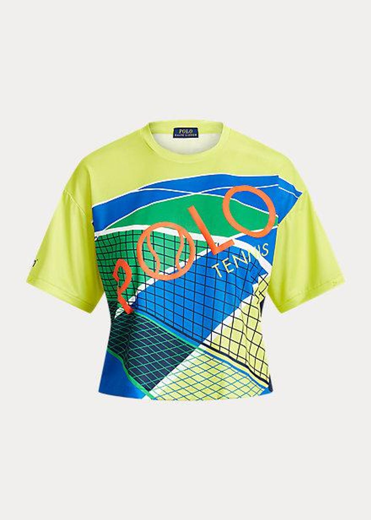 US Open Logo Graphic Cropped Jersey Tee