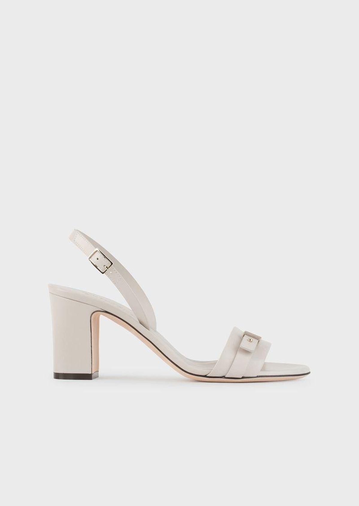 High Heeled Leather Sandals