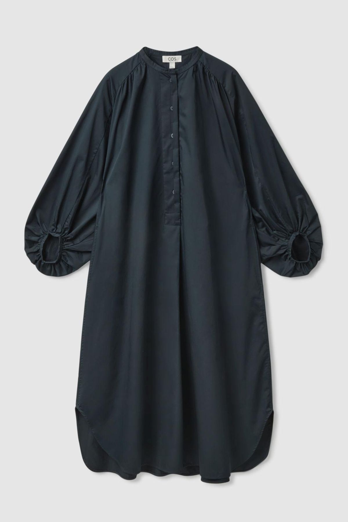 Voluminous Poplin Dress