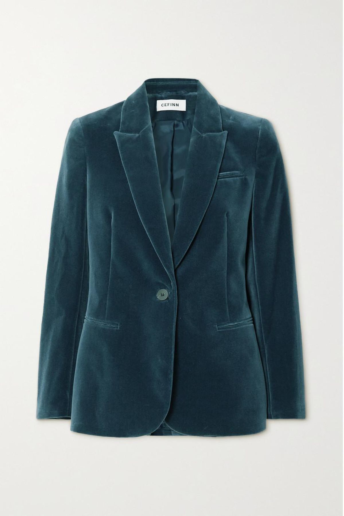 Jamie Cotton-velvet Blazer