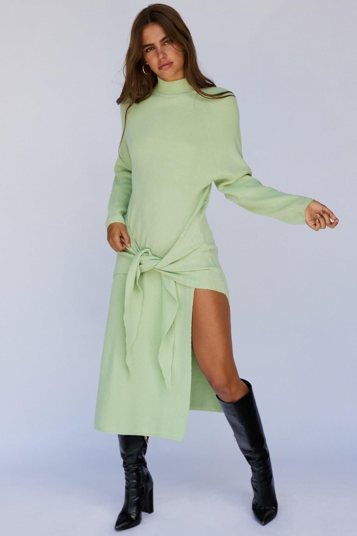 Tied Up Kint Dress