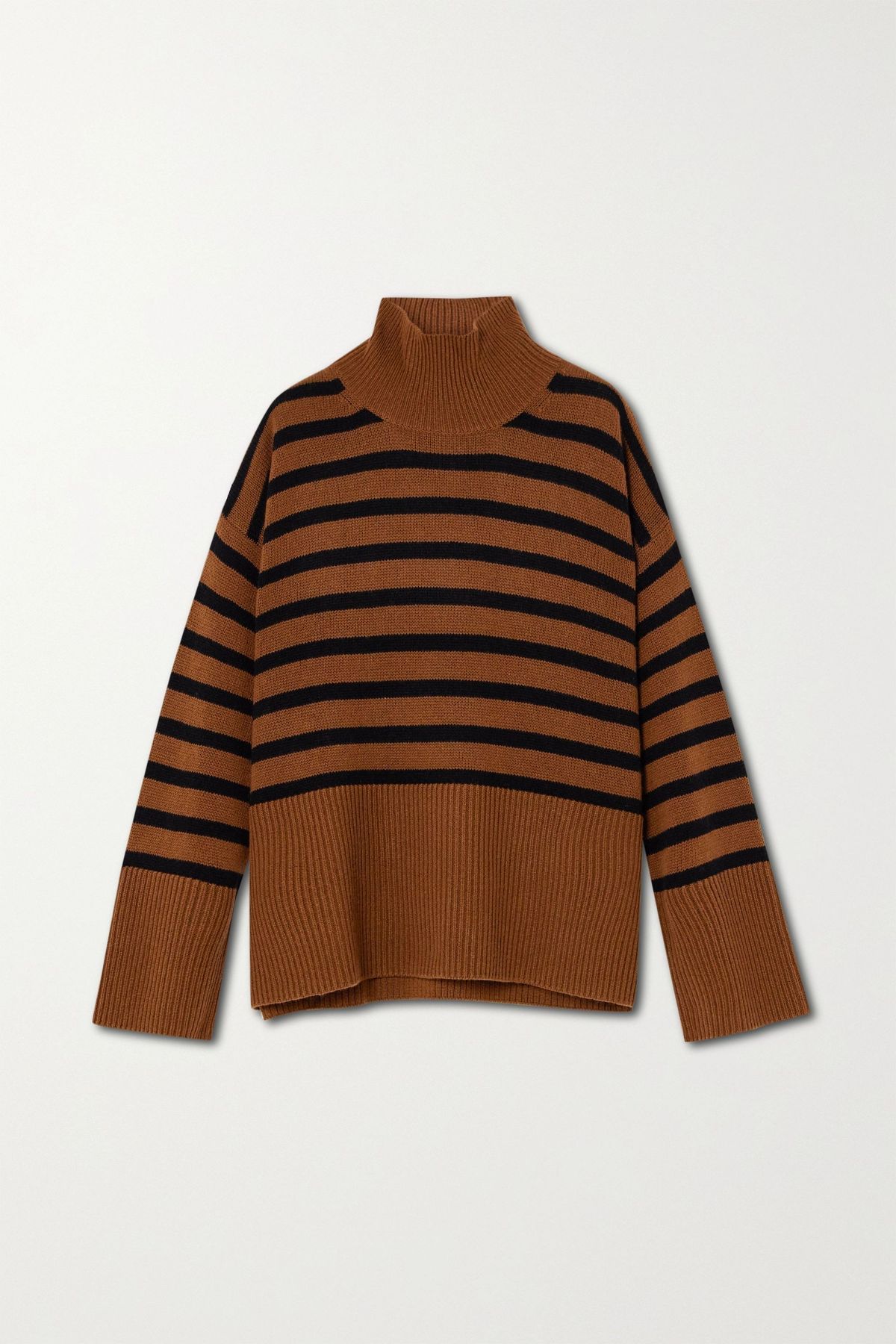 Striped Wool And Cashmere-blend Turtleneck Sweater