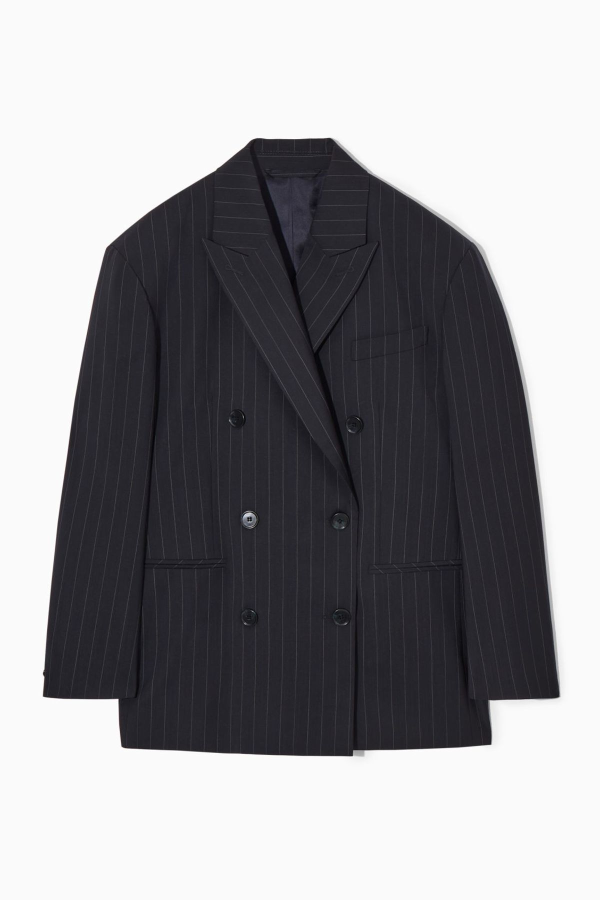 Overstriped Pinstripe Blazer