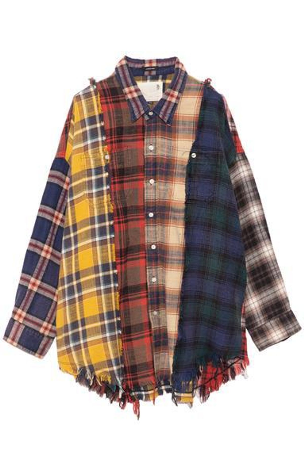 Denim Multi Plaid Shirt