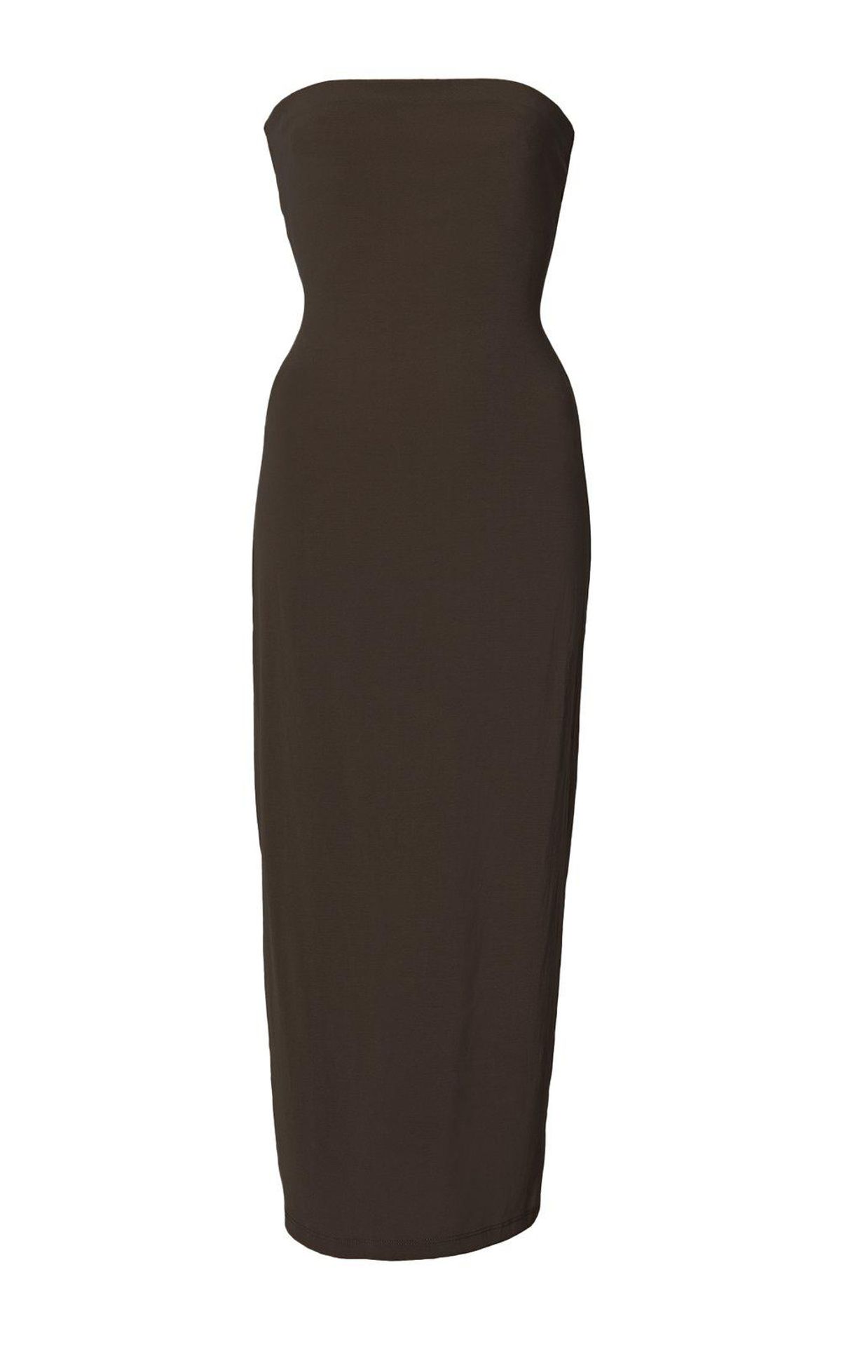 The Strapless Tie Back Dress