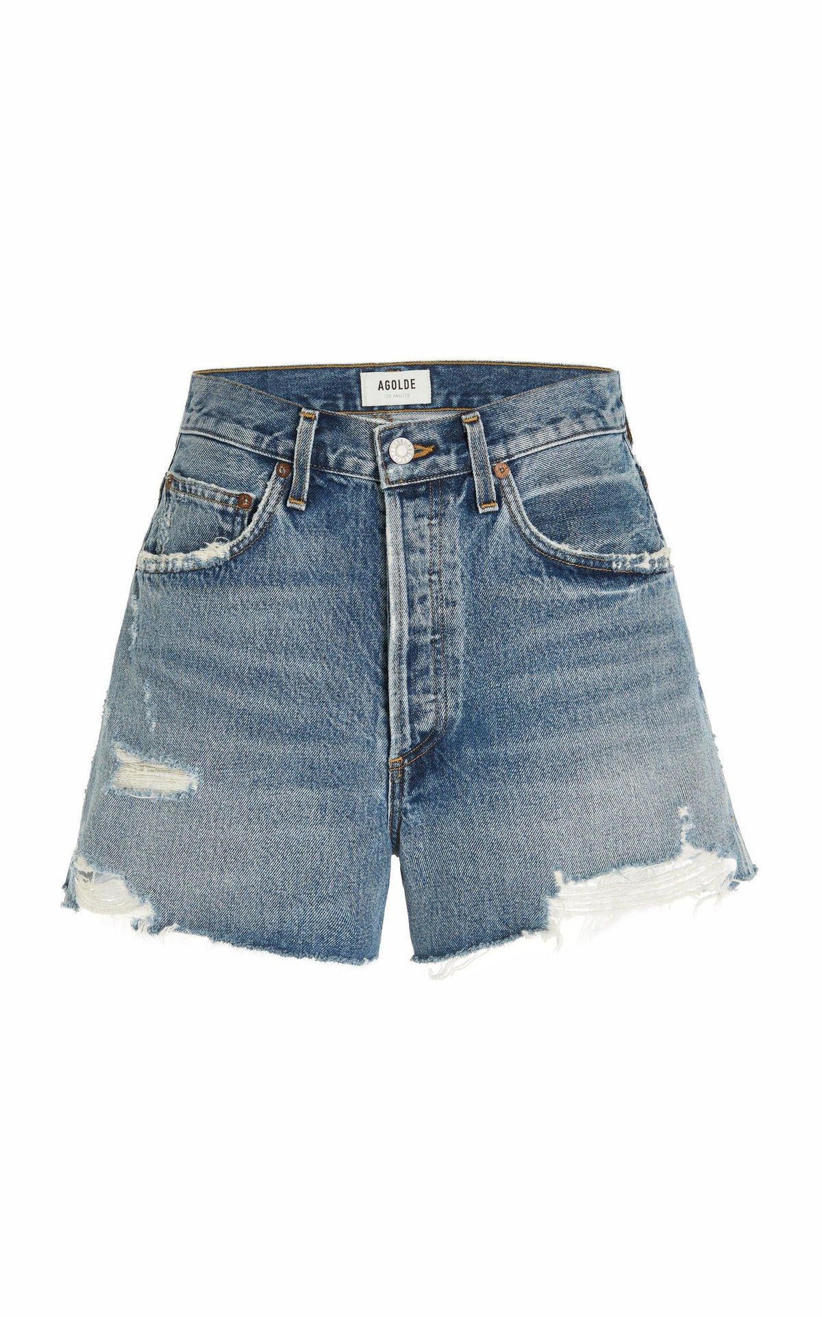 Dee High-rise Denim Shorts