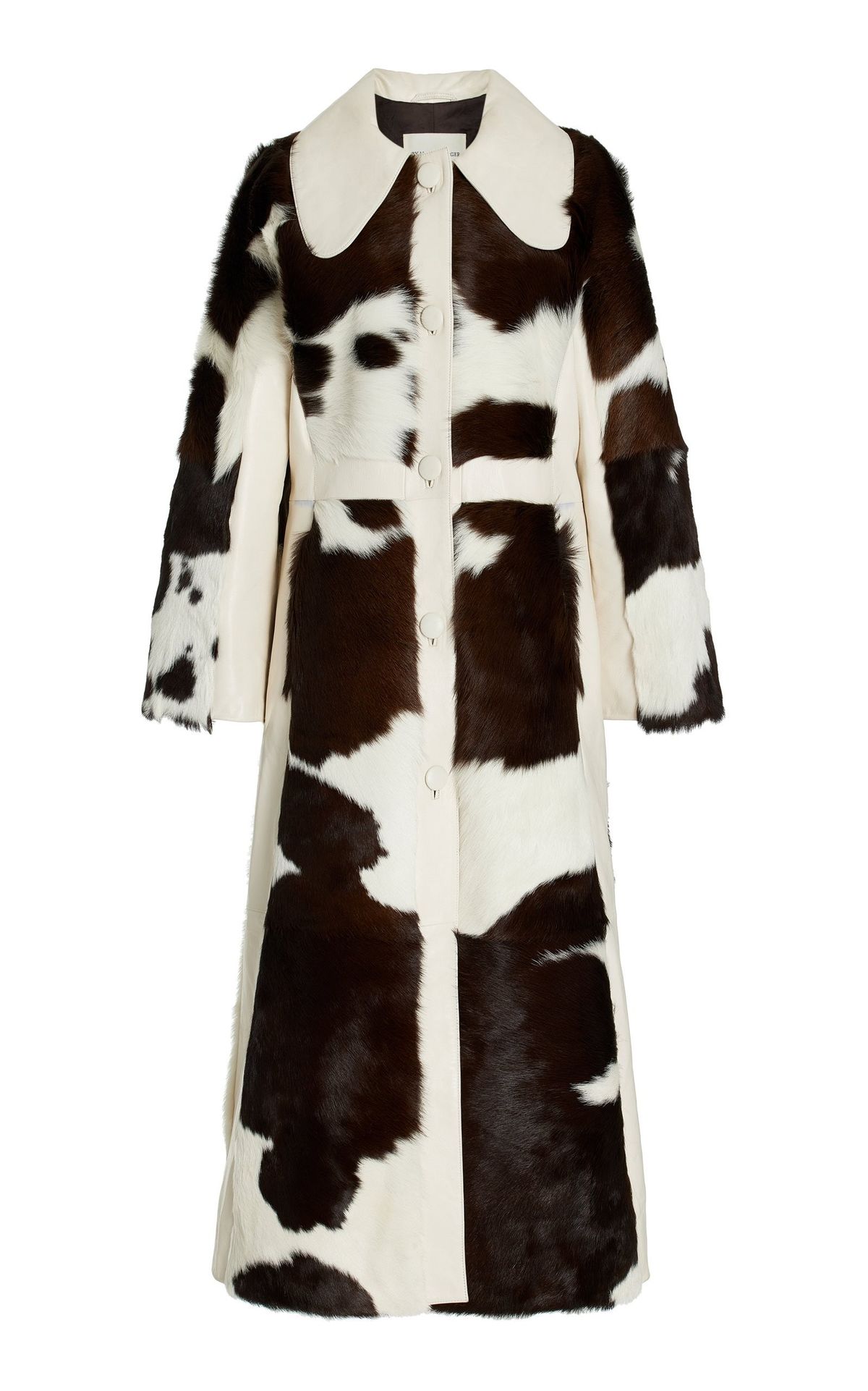 Madalynn Calf Hair Maxi Coat
