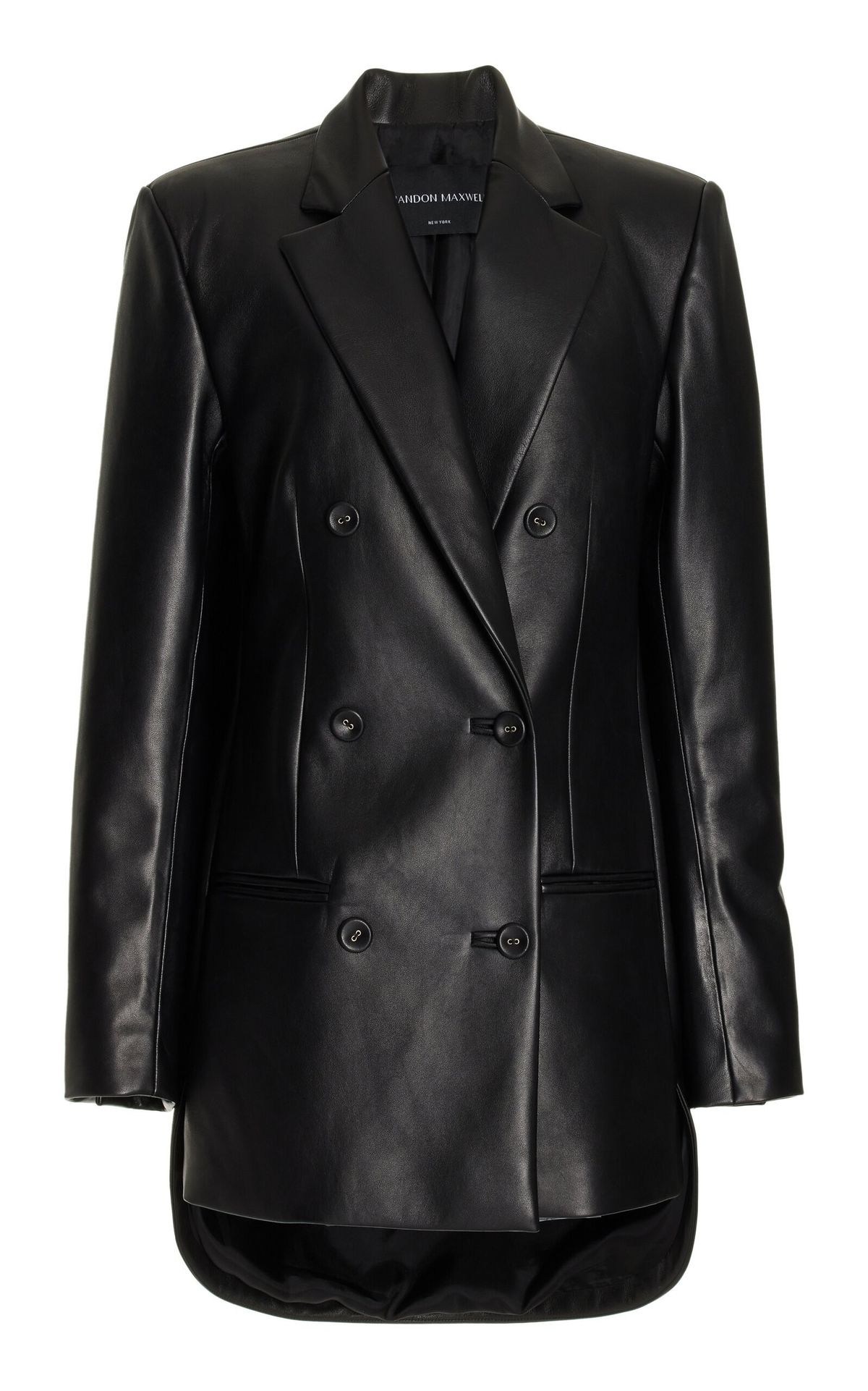 The Kennedi Leather Blazer Jacket