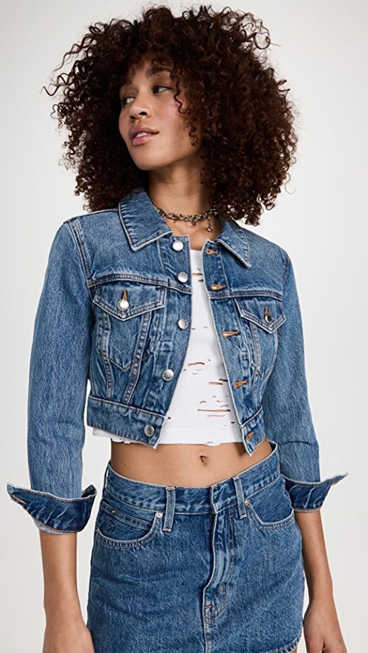 Shrunken Trucker Jacket