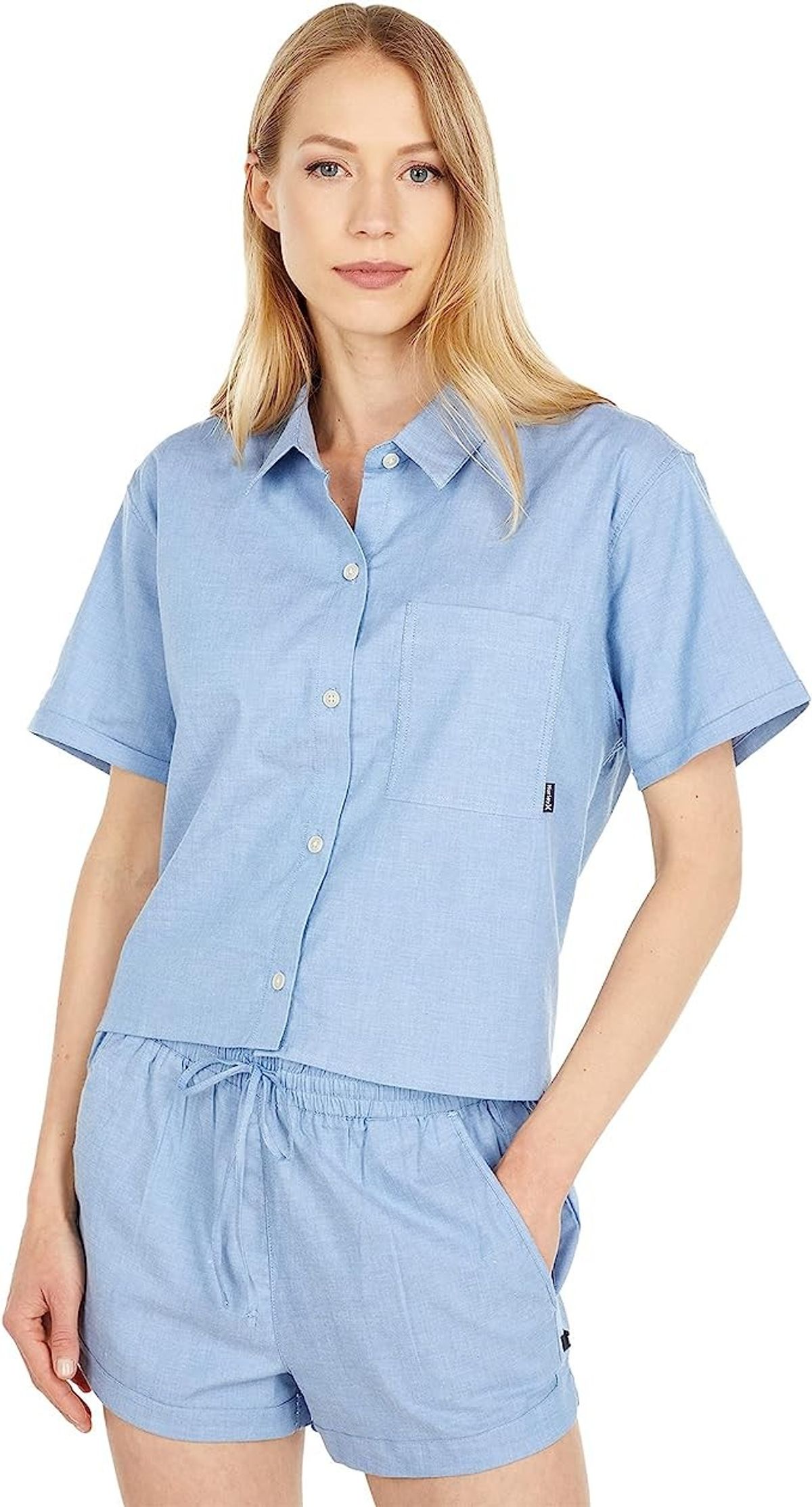 Chambray Hi=Lo Shirt