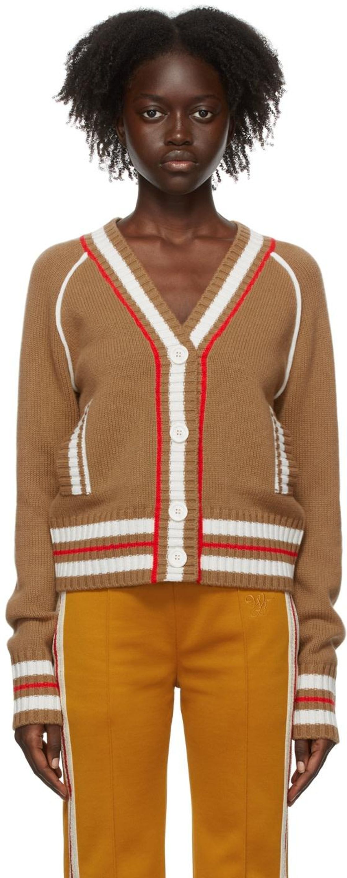 Tan Wool Artist Cardigan