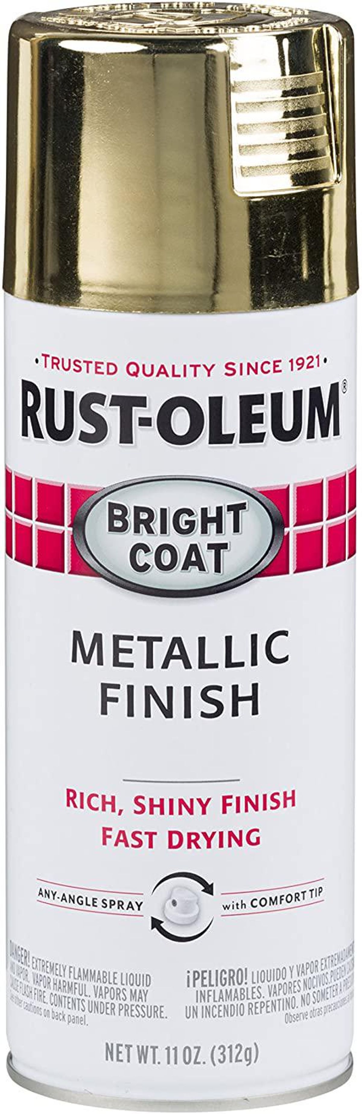 7710830-2PK Stops Rust Bright Coat Metallic Spray Paint