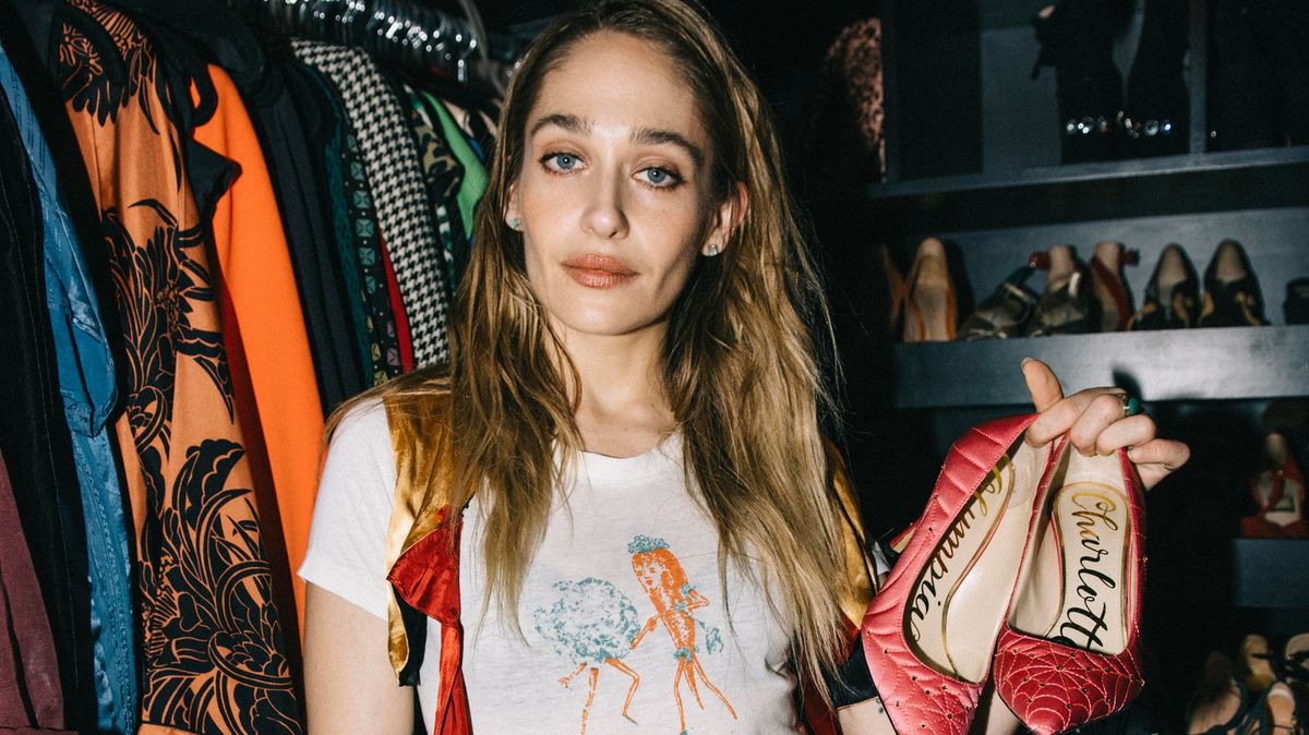 Jemima Kirke Collects Old T-Shirts and Children's Halloween Costumes