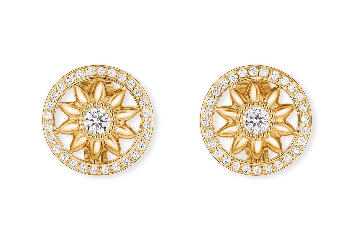 Harry Winston Gold Earrings TK