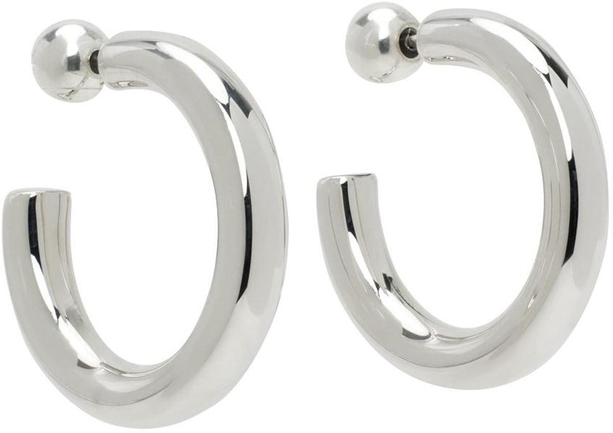 Silver Small Everyday Hoop Earrings
