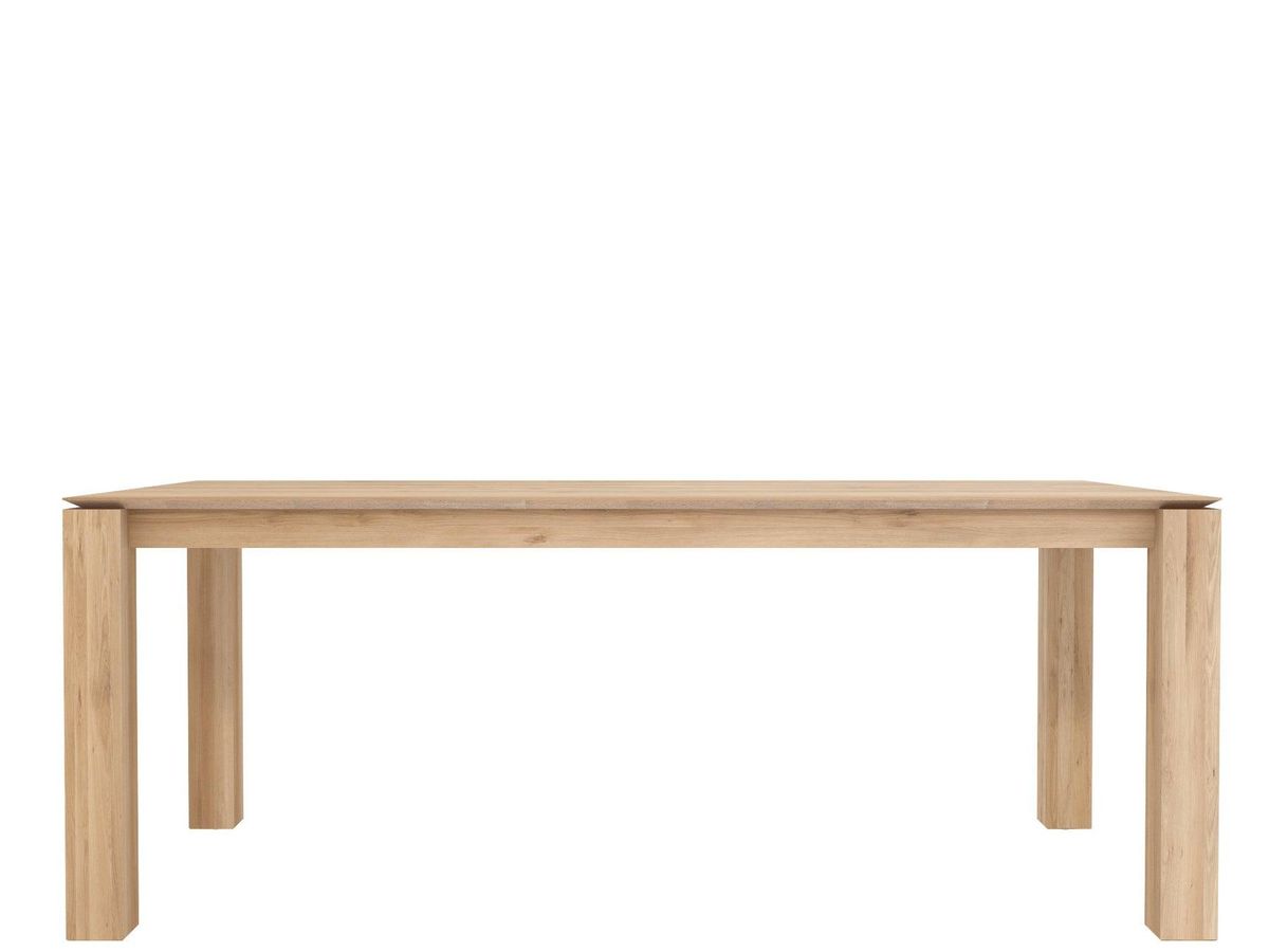 Oak Slice Dining Table