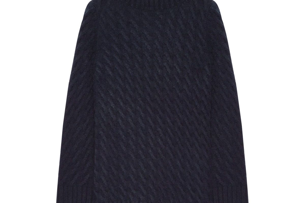 Landi Cable-Knit Cashmere Turtleneck Sweater