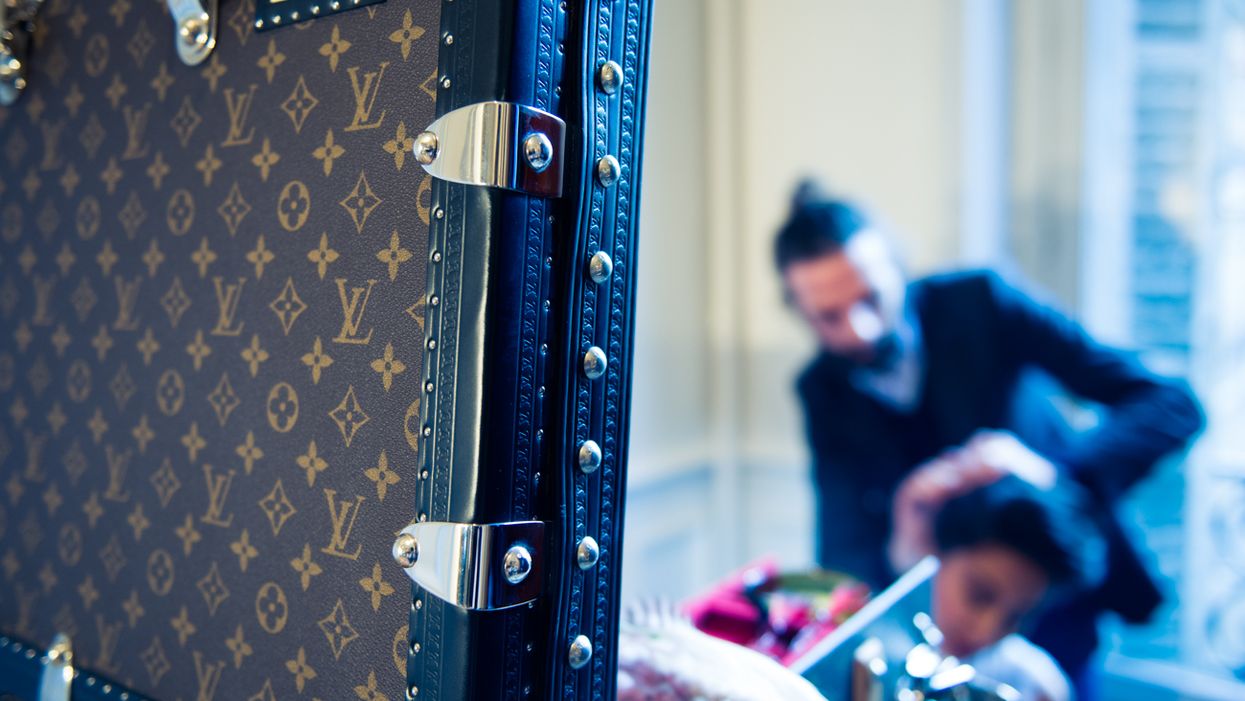 Inside The Louis Vuitton Suitcase of Hair Stylist John Nollet