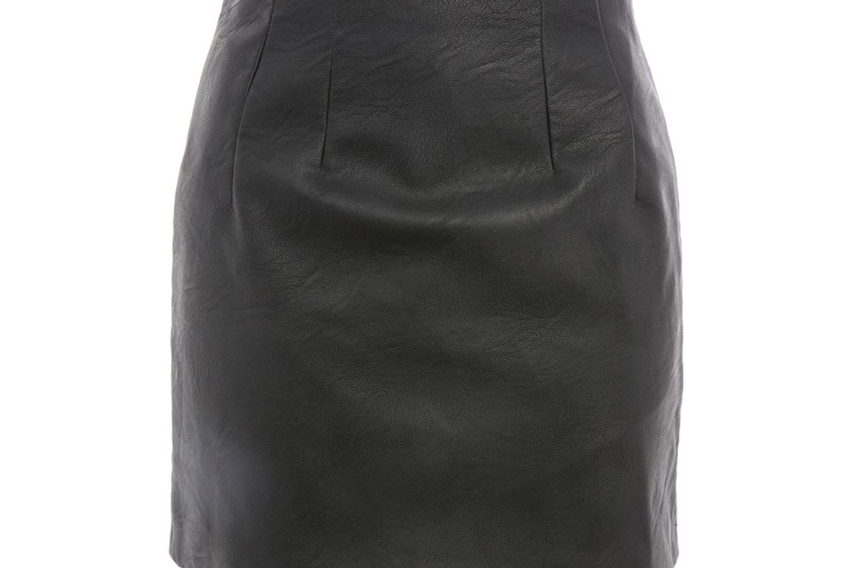 Topshop Leather Skirt