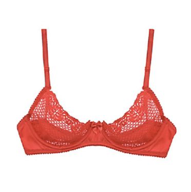 Buy Victoria's Secret Kir Red Lace Half Pad Plunge Bra from Next