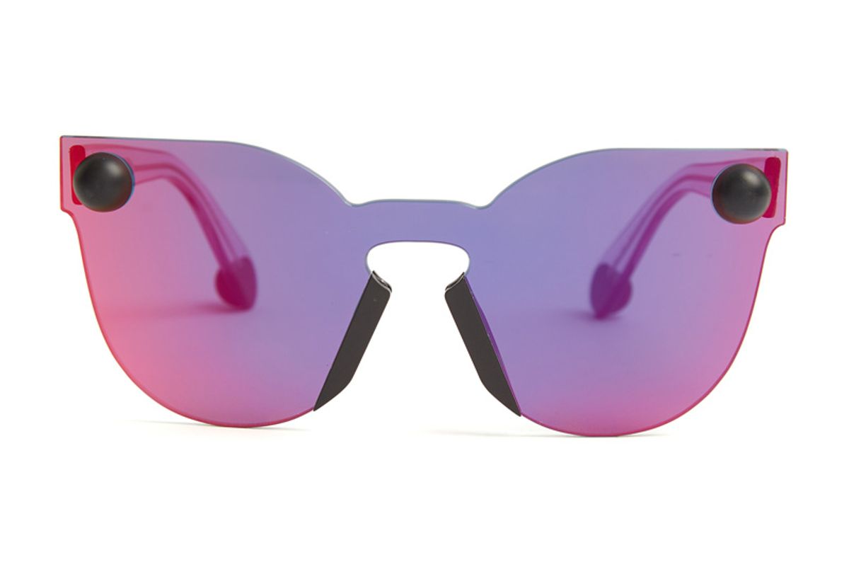 Bumper Rimless Cat-Eye Sunglasses