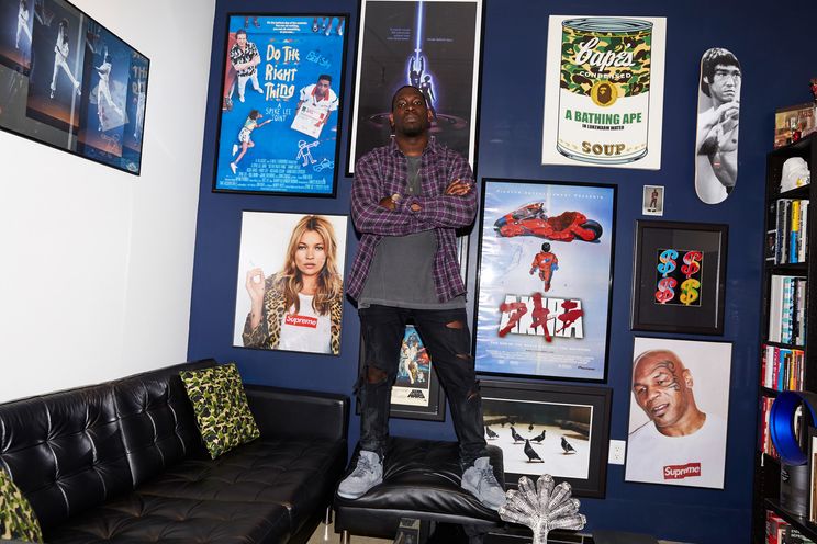 Inside Kanye West's Barber Ibn Jasper's Sneaker-Filled Closet - Coveteur:  Inside Closets, Fashion, Beauty, Health, and Travel