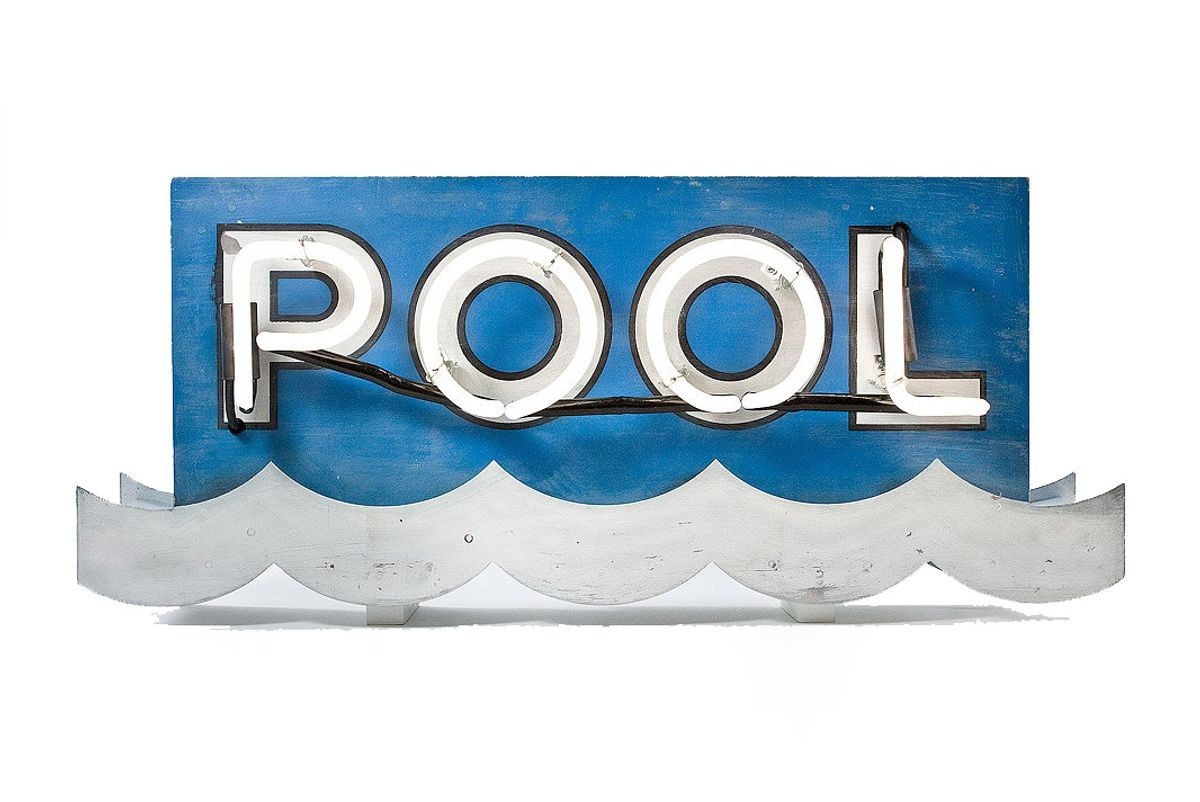 Neon Motel Pool Sign