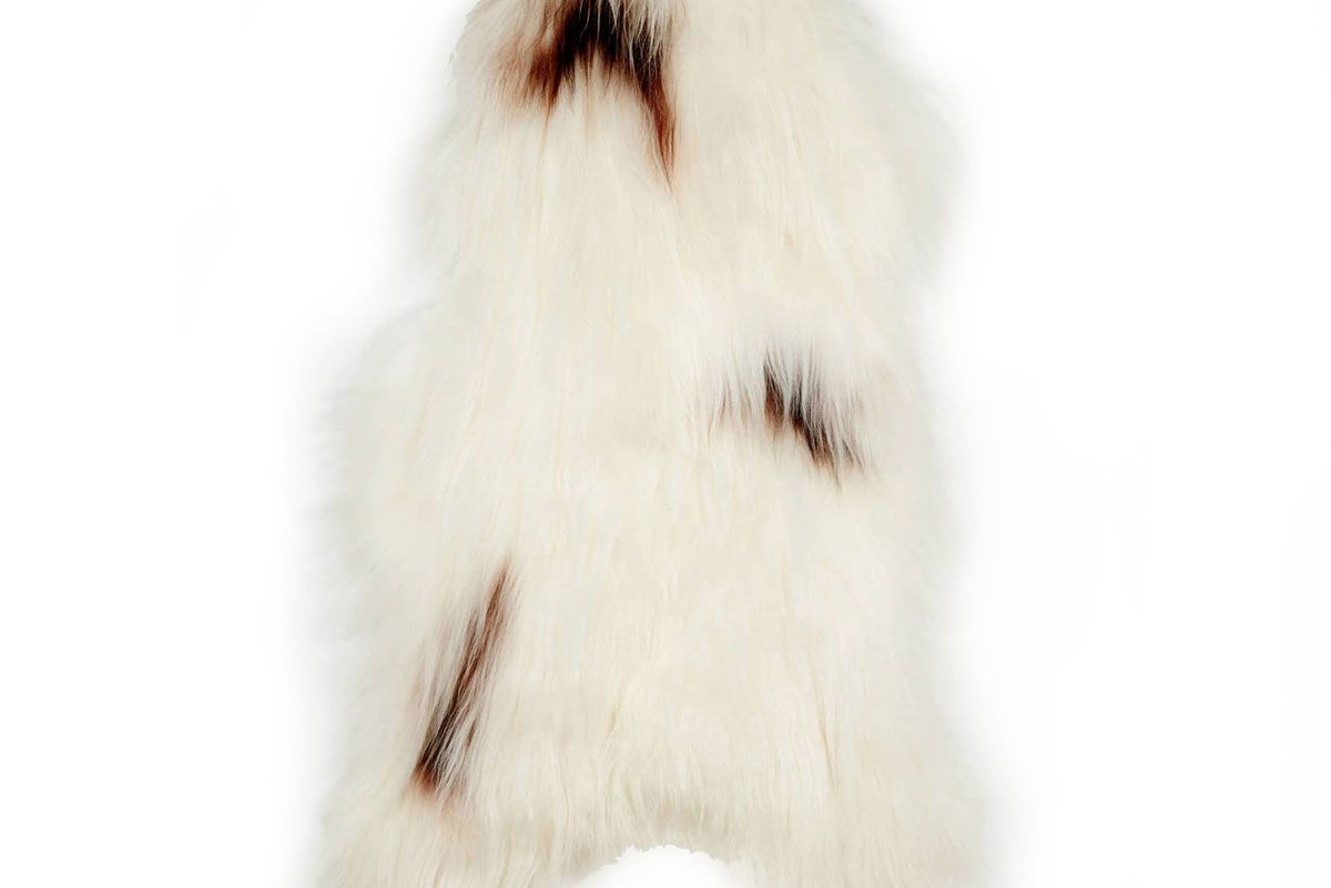 Extra Large Natural Spotted Icelandic Sheepskin