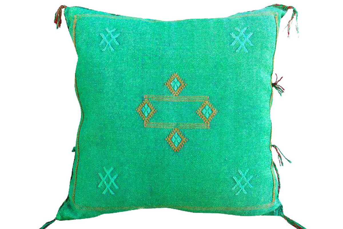Moroccan Sabra Cactus Silk Pillow