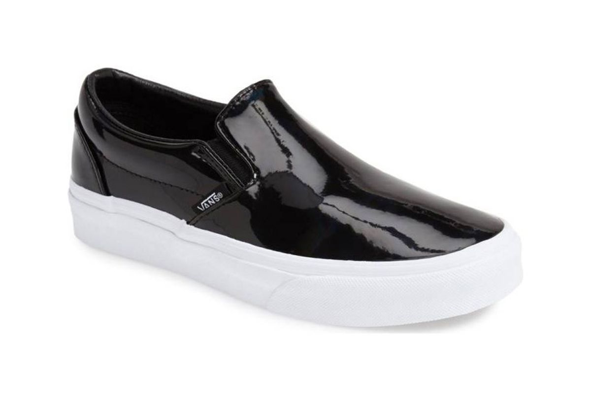 Patent Leather Slip-on Sneaker