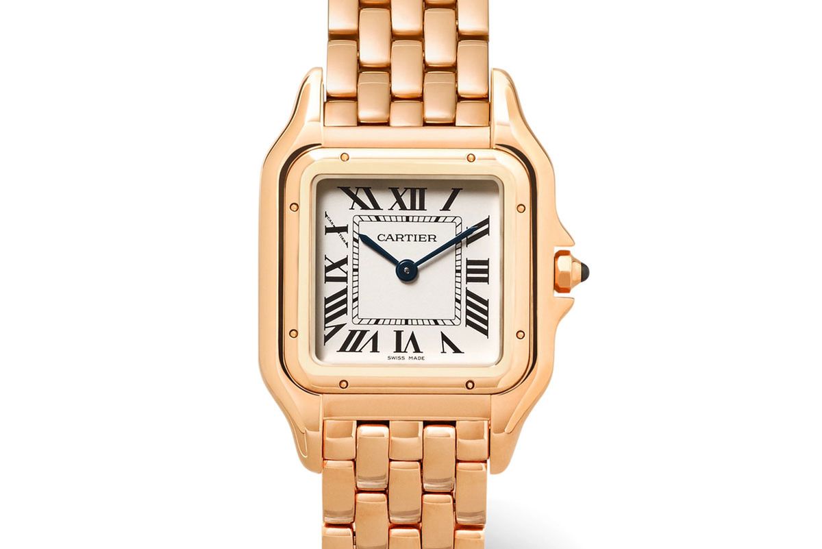 Panthère de Cartier Medium 18-Karat Pink Gold Watch