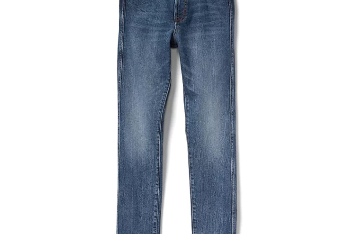High Rise Slim Straight Fit Jeans