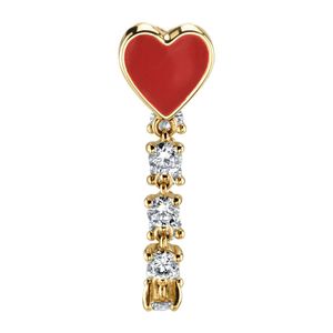Kate Spade Jewelry | Kate Spade Yours Truly Pave Heart Drop Earrings | Color: Gold | Size: Os | Sissie_Smith's Closet