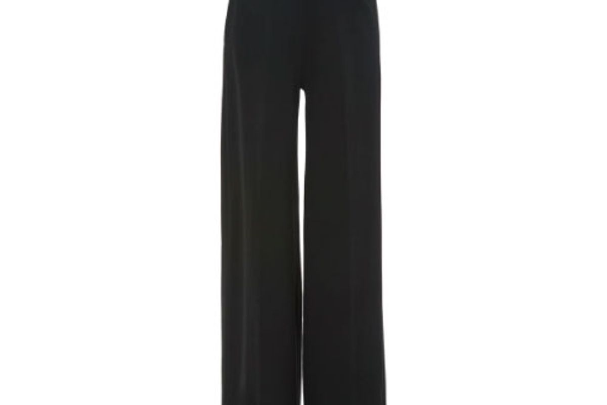 Suiting Cady Wide Leg Trouser