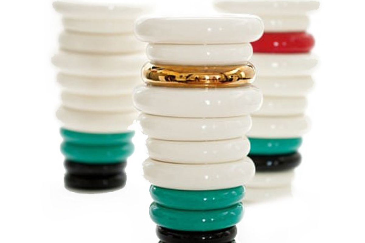 Vase of Rings (Color Varies)